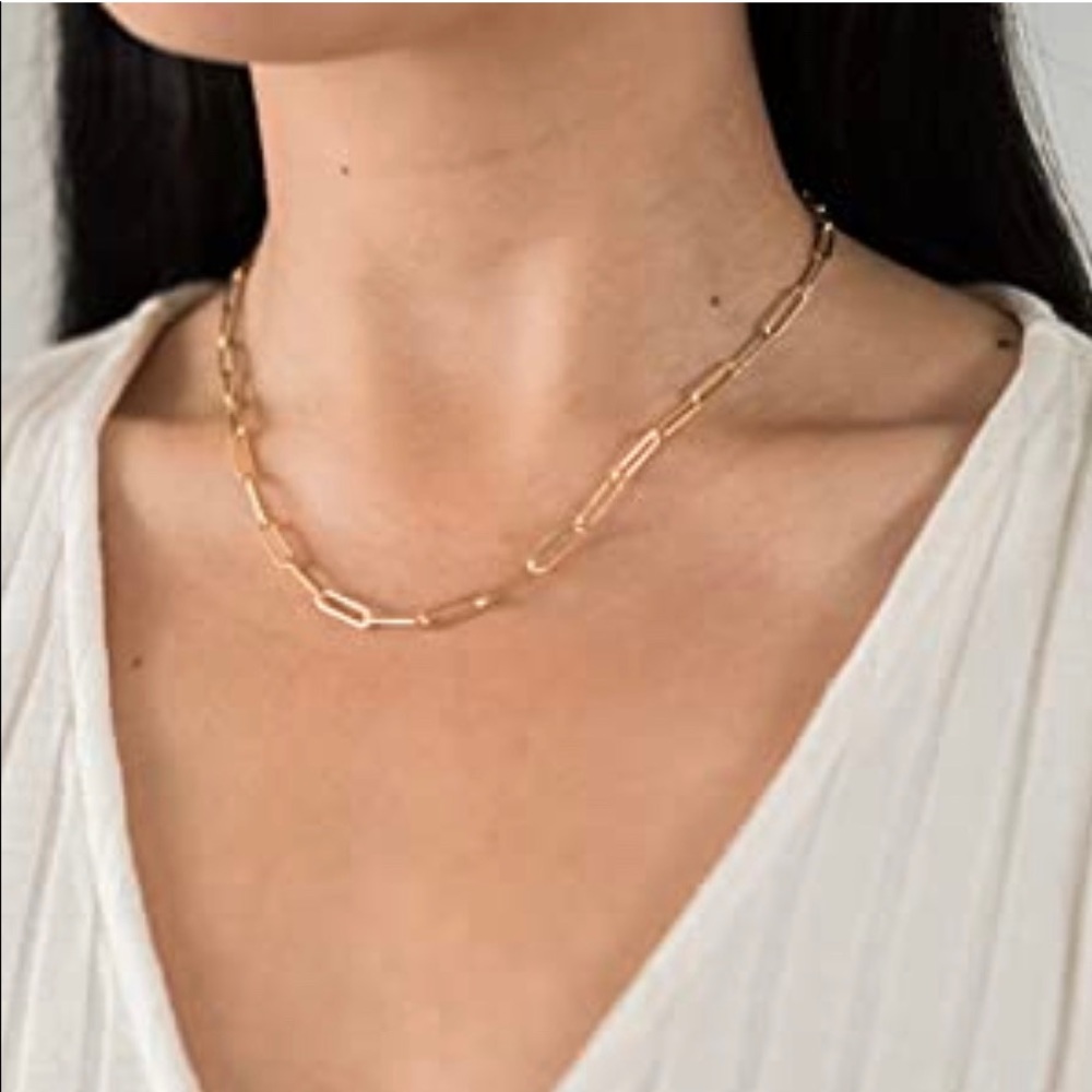 Women's Gold Link Chain Necklace